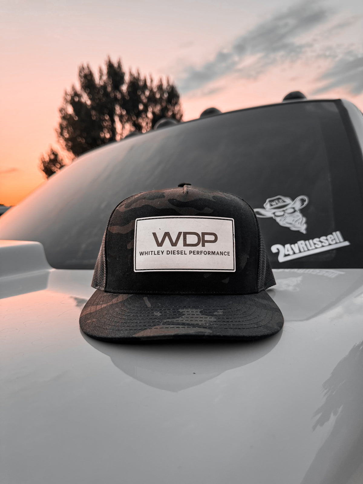 WDP Leather Patch Flat Bill